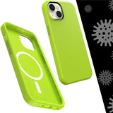 OtterBox Symmetry+ MagSafe Apple iPhone 14 / iPhone 13 Case Lime All Yours (Green) - (77-89032), Antimicrobial,DROP+ 3X Military Standard,Raised Edges