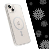 OtterBox Symmetry+ Clear MagSafe Apple iPhone 14 Plus Case Clear - (77-89170), Antimicrobial, DROP+ 3X Military Standard, Raised Edges, Ultra-Sleek