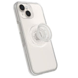 OtterBox Otter + Pop Symmetry Clear Apple iPhone 14 / iPhone 13 Case Clear Pop - (77-89701),DROP+ 3X Military Standard,Swappable PopGrip,7 Yrs