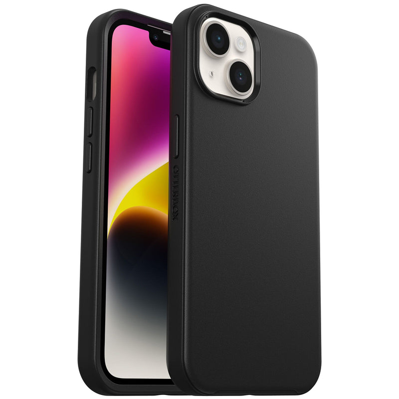 OtterBox Symmetry Apple iPhone 14 / iPhone 13 Case Black - (77-88482), Antimicrobial, DROP+ 3X Military Standard, Raised Edges, Ultra-Sleek,7 Yrs