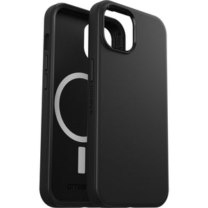 OtterBox Symmetry+ MagSafe Apple iPhone 14 / iPhone 13 Case Black - (77-89018), Antimicrobial, DROP+ 3X Military Standard, Raised Edges, Ultra-Sleek