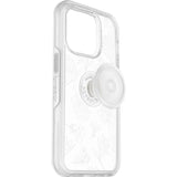 OtterBox Otter + Pop Symmetry Clear Apple iPhone 14 Pro Case Flower Of The Month (Clear) - (77-89729), Antimicrobial, DROP+ 3X Military Standard,7 Yrs