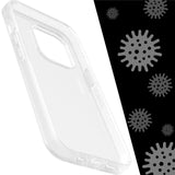 OtterBox Symmetry Clear Apple iPhone 14 Pro Case Stardust (Clear Glitter) - (77-88635), Antimicrobial, DROP+ 3X Military Standard, Raised Edges,7 Yrs