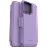 OtterBox Folio MagSafe Apple iPhone 14 Pro Max Case Purple - (77-90230), Strong Magnetic Alignment, Cards Slots, Protects Screen, Synthetic Leather