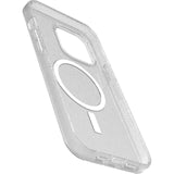 (LS) OtterBox Symmetry+ Clear MagSafe Apple iPhone 14 Pro Max Case Stardust (Clear Glitter) -(77-89285),Antimicrobial,DROP+ 3X Military Standard,7 Yrs