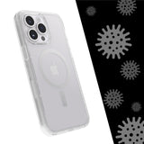 (LS) OtterBox Symmetry+ Clear MagSafe Apple iPhone 14 Pro Max Case Stardust (Clear Glitter) -(77-89285),Antimicrobial,DROP+ 3X Military Standard,7 Yrs