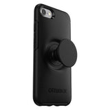 OtterBox Otter + Pop Symmetry Apple iPhone SE (3rd & 2nd Gen) and iPhone 8/7 Case Black - (77-61655), Antimicrobial, DROP+ 3X Military Standard