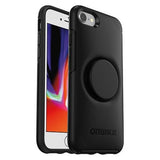 OtterBox Otter + Pop Symmetry Apple iPhone SE (3rd & 2nd Gen) and iPhone 8/7 Case Black - (77-61655), Antimicrobial, DROP+ 3X Military Standard