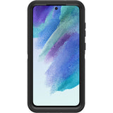 OtterBox Defender Samsung Galaxy S21 FE 5G (6.4") Case Black - (77-83939), DROP+ 4X Military Standard,Multi-Layer,Included Holster,Raised Edges,Rugged