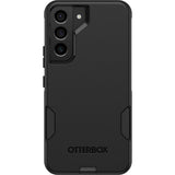 OtterBox Commuter Samsung Galaxy S22 5G (6.1") Case Black - (77-86384), Antimicrobial, DROP+ 3X Military Standard, Dual-Layer,Raised Edges,Port Covers