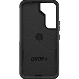 OtterBox Commuter Samsung Galaxy S22 5G (6.1") Case Black - (77-86384), Antimicrobial, DROP+ 3X Military Standard, Dual-Layer,Raised Edges,Port Covers