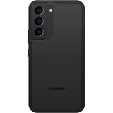 OtterBox React Samsung Galaxy S22 5G (6.1") Case Black Crystal (Clear/Black) - (77-86608),Antimicrobial,DROP+ Military Standard,Raised Edges,Hard Case