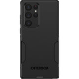 OtterBox Commuter Samsung Galaxy S22 Ultra 5G (6.8") Case Black - (77-86396), Antimicrobial, DROP+ 3X Military Standard, Dual-Layer, Raised Edges