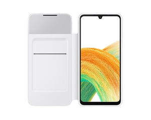 Samsung Galaxy A33 5G (6.4") Smart S View Wallet Cover - White (EF-EA336PWEGWW), Keep it handy, slender yet sturdy design, Protects from front to back