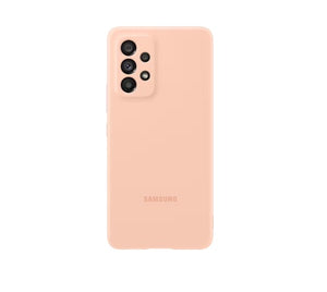 Samsung Galaxy A53 5G (6.5") Silicone Cover -Awesome Peach(EF-PA536TPEGWW),Slender form, serious safeguarding,Protect Your Phone from Shocks and Bumps