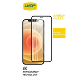 USP Apple iPhone 11 / iPhone XR Armor Glass Full Cover Screen Protector - 5X Anti Scratch Technology, Perfectly Fit Curves