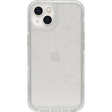 OtterBox Symmetry Clear Apple iPhone 13 Case Stardust (Clear Glitter) - (77-85307), Antimicrobial, DROP+ 3X Military Standard,Raised Edges,Ultra-Sleek