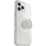 OtterBox Otter + Pop Symmetry Clear Apple iPhone 13 Pro Max / iPhone 12 Pro Max Case Clear Pop - (77-84637), Antimicrobial, DROP+ 3X Military Standard