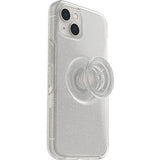 (LS) OtterBox Otter + Pop Symmetry Clear Apple iPhone 13 Case Stardust Pop (Clear Glitter) - (77-85395), Antimicrobial, DROP+ 3X Military Standard