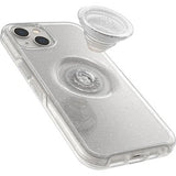 (LS) OtterBox Otter + Pop Symmetry Clear Apple iPhone 13 Case Stardust Pop (Clear Glitter) - (77-85395), Antimicrobial, DROP+ 3X Military Standard