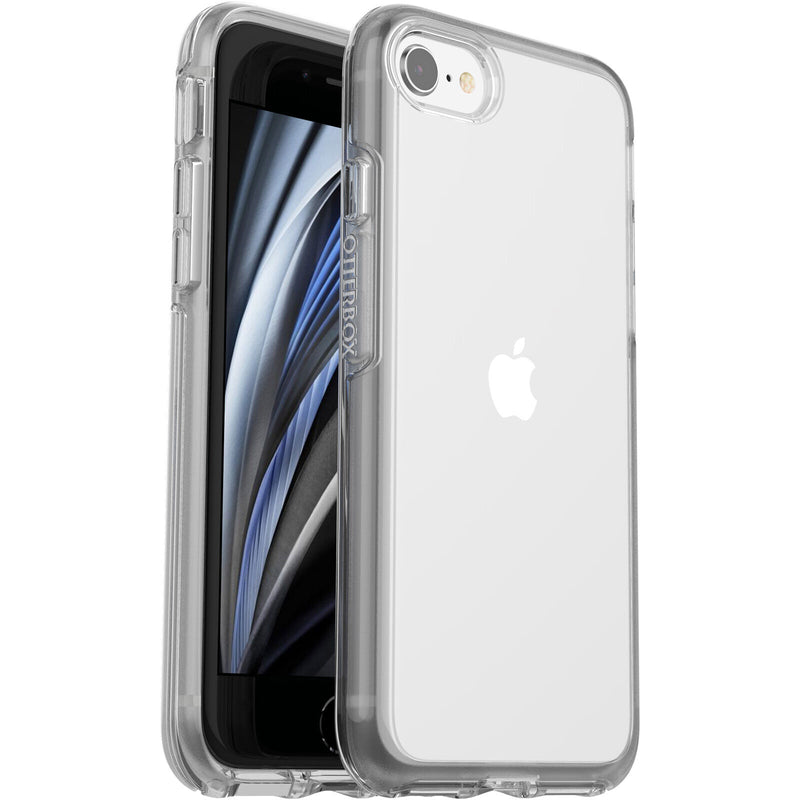 OtterBox Symmetry Clear Apple iPhone SE (3rd & 2nd Gen) and iPhone 8/7 Case Clear - (77-56719), DROP+ 3X Military Standard, 7 Years Warranty