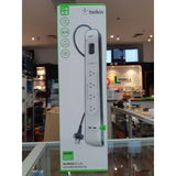 Belkin BSV401 4-Outlet 2-Meter Surge Protection Strip with two 2.4 amp USB charging ports, Complete Three-line AC protection, CEW $20,000, Power Board