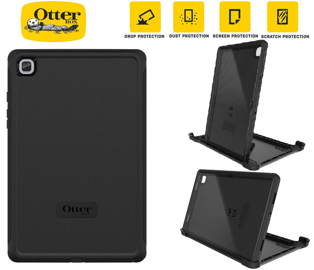 OtterBox Defender Samsung Galaxy Tab A7 (10.4") Case Black - (77-80626), DROP+ 2X Military Standard, Built-in Screen Protection, 7 Years Warranty