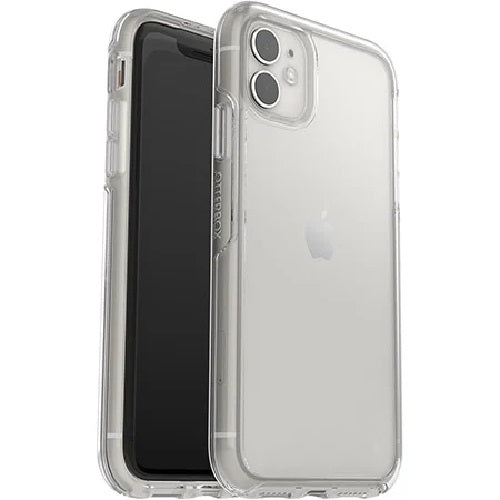 OtterBox Symmetry Clear Apple iPhone 11 Case Clear - (77-62474), DROP+ 3X Military Standard, Raised Edges, Durable Protection, 7 Years Warranty