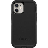 OtterBox Defender Apple iPhone 12 Mini Case Black - (77-65352), DROP+ 4X Military Standard, Multi-Layer, Included Holster, Raised Edges, Rugged