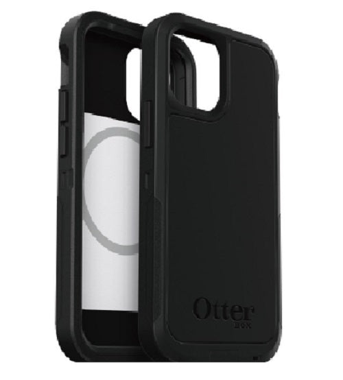 OtterBox Defender XT MagSafe Apple iPhone 12 Mini Case Black - (77-80945), DROP+ 5X Military Standard, Multi-Layer, Raised Edges, Port Covers