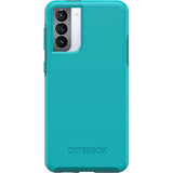 OtterBox Symmetry Samsung Galaxy S21+ 5G (6.7") Case Rock Candy Blue - (77-81197), Antimicrobial, DROP+ 3X Military Standard, Raised Edges