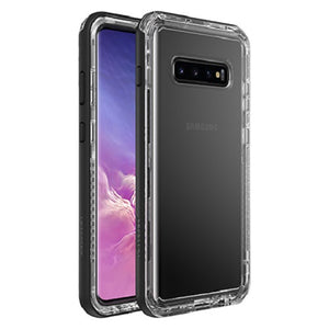 LifeProof NEXT Samsung Galaxy S10+ (6.4") Case Black Crystal - (77-62078), Antimicrobial,2M DropProof,DirtProof,SnowProof,Shields Ports