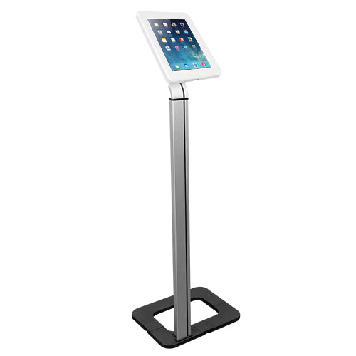 Brateck Anti-theft Tablet Kiosk Floor Stand with Aluminum Base Fit Screen Size  9.7”-10.1” (LS)