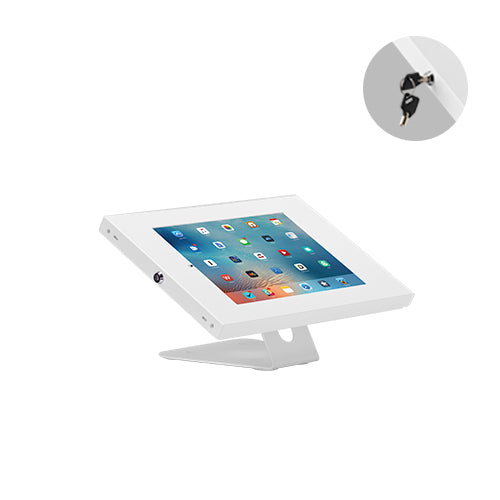 Brateck Anti-Theft Wall-Mounted/Countertop Tablet Holder  Fit most 9.7” to 11” tablets( iPad, iPad Air, iPad Pro, - White
