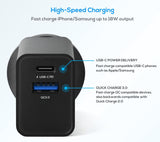 (LS) mbeat® Gorilla Power Dual Port 18W USB-C PD & QC 3.0 Charger