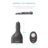 mbeat®  Gorilla Power Dual Port QC3.0 Car Charger and Cigarette Lighter Extender