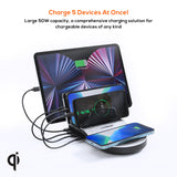 (LS) mbeat Gorilla Power 50W Qi Certified Multi-Device USB & Wireless Charging Dock