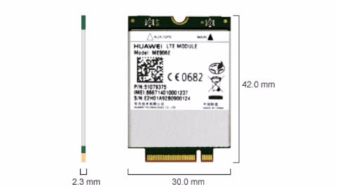 Huawei 4G LTE Int Modem MU906E 4G LTE for LeaderTab W150,W170