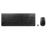 LENOVO Essential Wireless Combo Keyboard & Mouse 2.4GHz via Nano USB 3 Buttons Optical Mouse 1200DPI 3M Clicks (US English 103P)