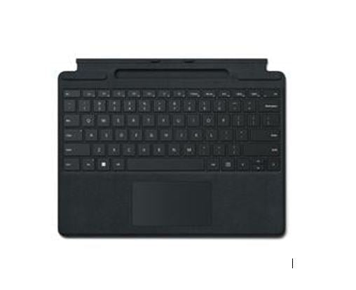 Microsoft Surface Pro 9/8/X Signature Mechanical & Backlit Key Large Trackpad Cover Black Business