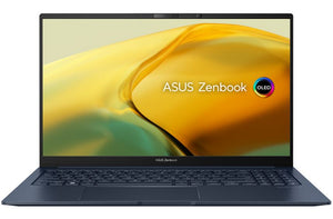 ASUS ZenBook 15 15.6" 2.8K OLED AMD Ryzen R7-7735U 16GB DDR5 512GB SSD Windows 11 Pro Intel Xe Graphics ErgoSense KB Touchpad 180° Hinge 1.4kg ~i7 (LS