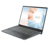 MSI Modern Series Notebook 14" FHD Intel Alder Lake i7-1255U Onboard DDR4 16GB 512GB NVMe PCIe Gen3x4 SSD Windows11 Home Intel Iris Xe Graphics