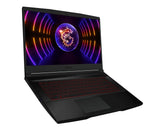 MSI GF63 Series Gaming Notebook 15.6" FHD Intel Alder Lake i5-12450H DDR4 8GB 512GB SSD Windows11 Home Nvidia RTX 2050, GDDR6 4GB