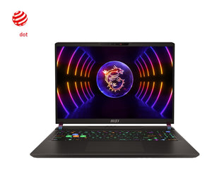 MSI Vector Series Gaming Notebook 16" QHD Intel Alder Lake i7-13700HX DDR5 8GB*2  1TB SSD Windows® 11 Home Advanced Nvidia RTX 4070, GDDR6 8GB