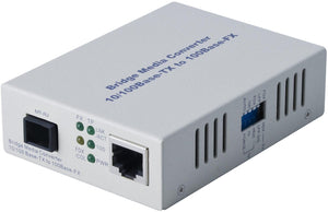 Alloy FCR200MT 10/100Base-TX to 100Base-FX Multimode Fibre (MT) Converter with LFP via FEF or FM. 2Km