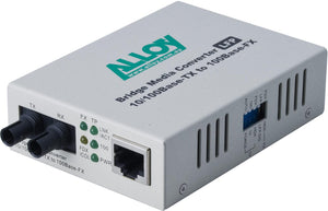 Alloy FCR200STR  10/100Base-TX to 100Base-FX Multimode Fibre (STR) Converter with LFP via FEF or FM. 2Km