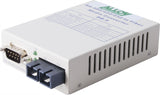 Alloy SCR460SC-1 RS-232/422/485 Serial DB-9 to Multimode Fibre Converter. Max. range 2Km