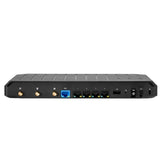 Cradlepoint E102 Small Branch Enterprise Router, Cat 7 LTE, Essential Plan, 2x SMA cellular connectors, 5x GbE RJ45 Ports, Dual SIM, 5 Year NetCloud