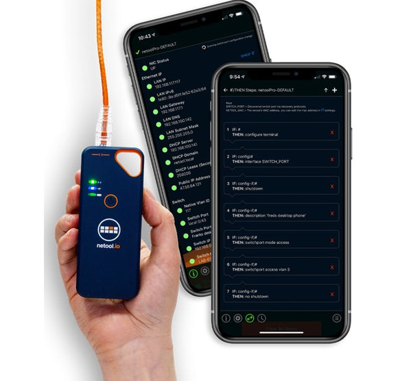 Netool PRO 2 - Portable Network Engineering Tool - Scan Network (VLAN, Switch data, STP, PCAP, DHCP, Ping, Traceroute and More)
