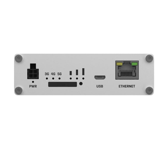 Teltonika TRB500 Industrial 5G Gateway, Ultra-high Cellular Speeds of up to 1 Gbps, Backward Compatible with 4G (LTE CAT 20) Network, PSU included